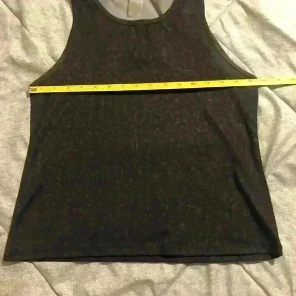 Harmony Balance Black/Gray Crop High Neck Tank Keyhole Back Size Small - Picture 3 of 5